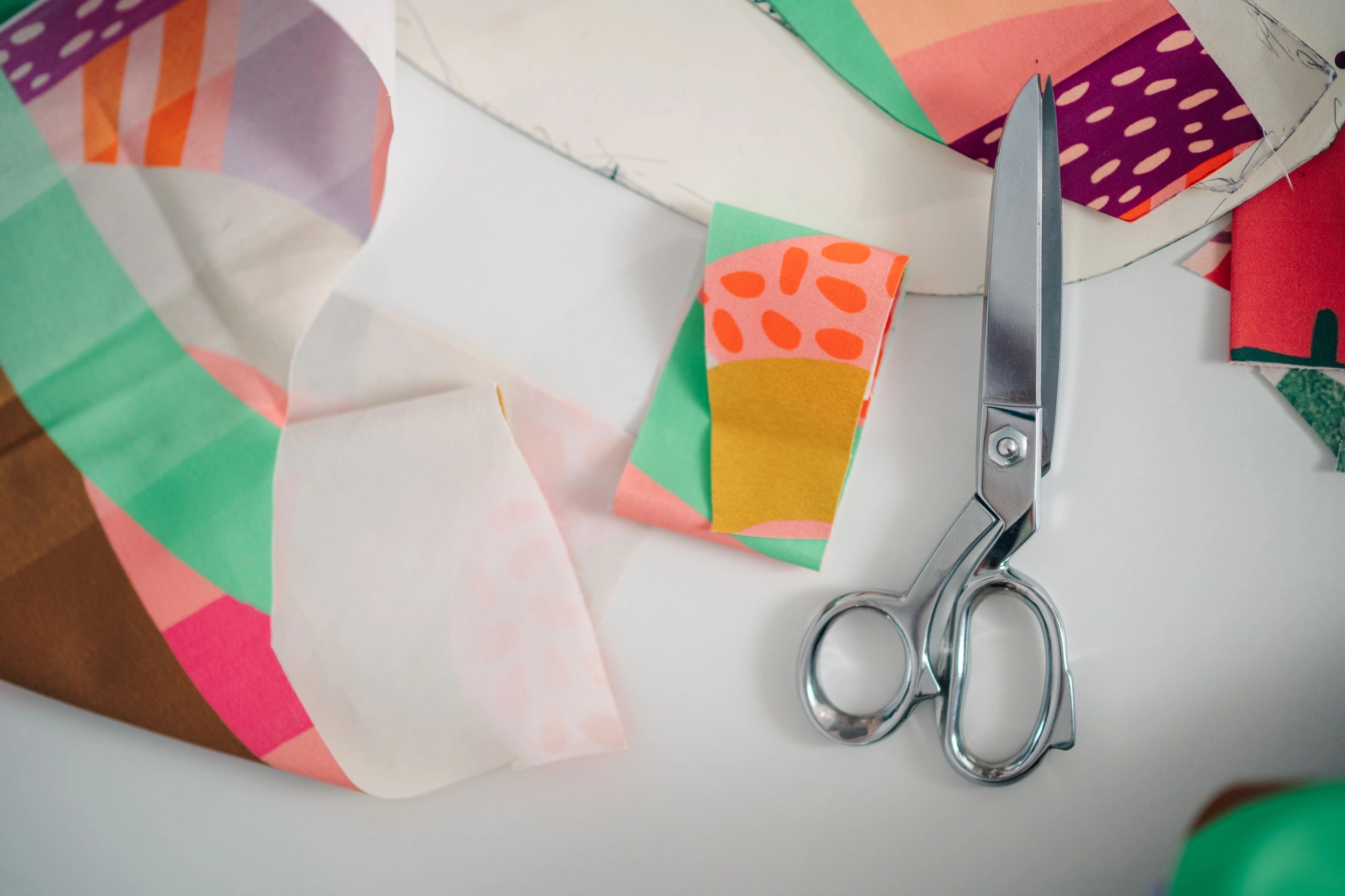 quilting sewing studio fabric workspace